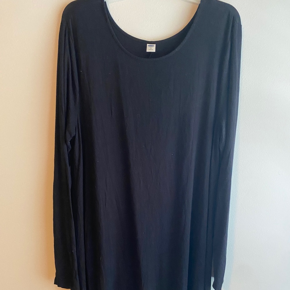 Black Old Navy  long sleeve swing dress
